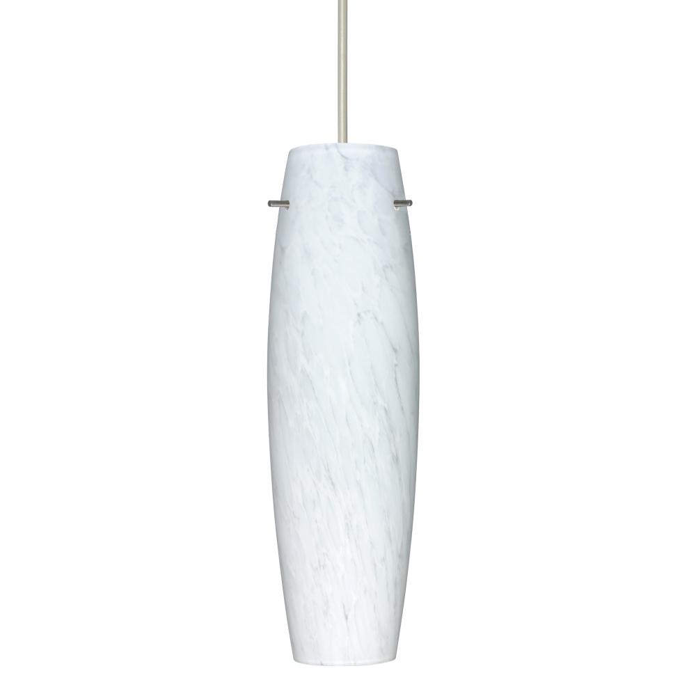 Besa Tu Tu Pendant, Carrera, Satin Nickel, 1x50W Halogen, 277V