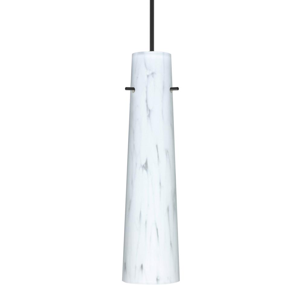 Besa Camino Pendant Black Carrera 1x50W Halogen, 277V, 0-10V Dimming