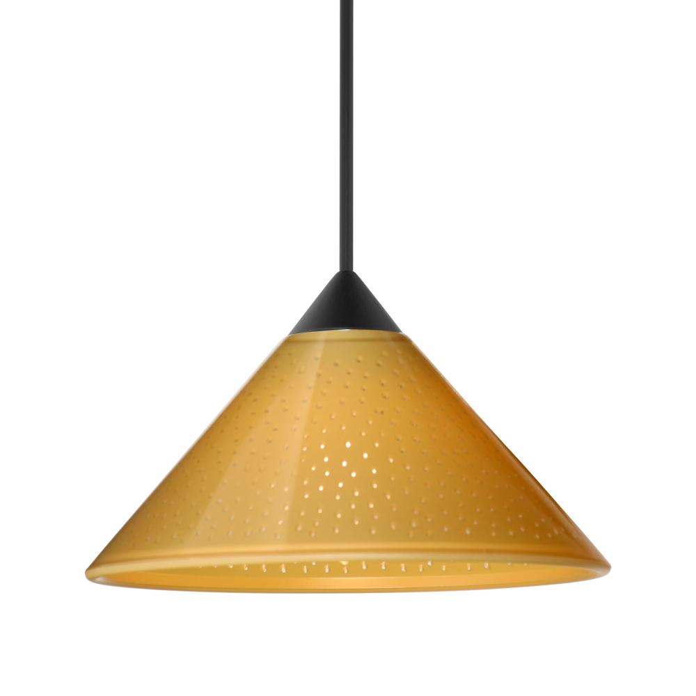 Besa Pendant For Multiport Canopy Kona, Black Finish, Mango Starpoint 1x5W LED