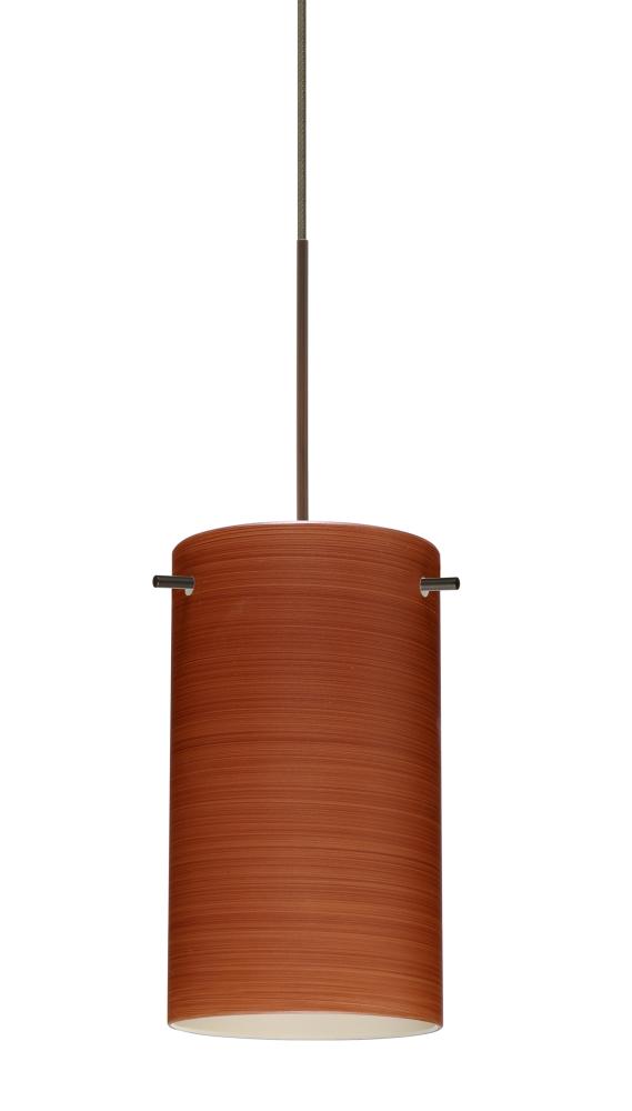 Besa Stilo 7 Pendant for Multiport Canopy Cherry Bronze 1x5W LED