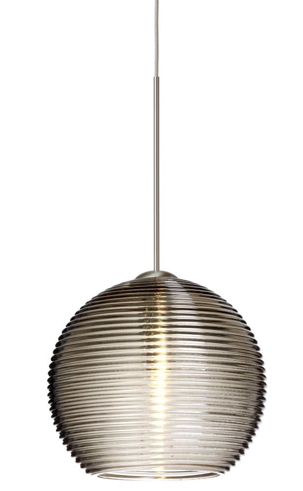 Besa Pendant For Multiport Canopy Kristall 6 Satin Nickel Smoke 1x35W Halogen