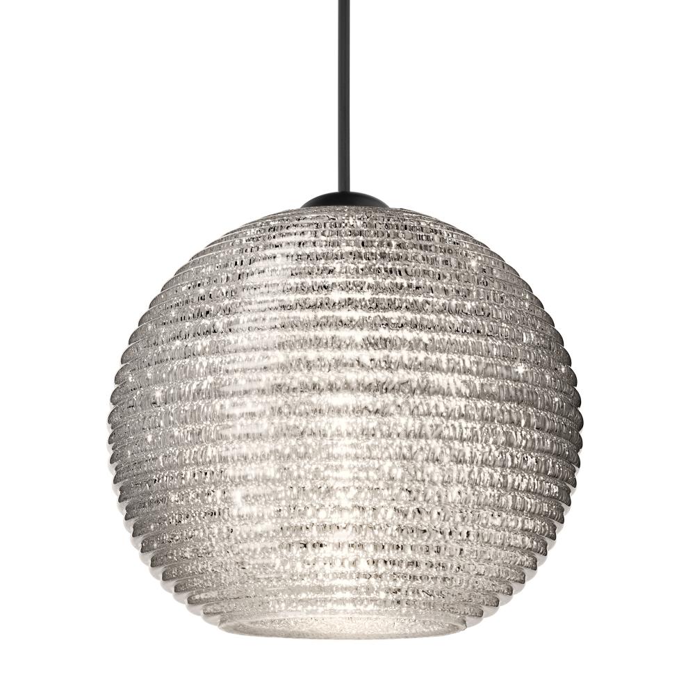 Besa Pendant For Multiport Canopy Kristall 6, Black Finish, Glitter 1x35W MAX GY6.35 Base