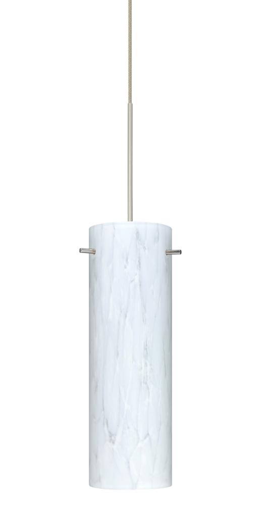 Besa Copa Pendant for Multiport Canopy, Carrera, Satin Nickel, 1x5W LED