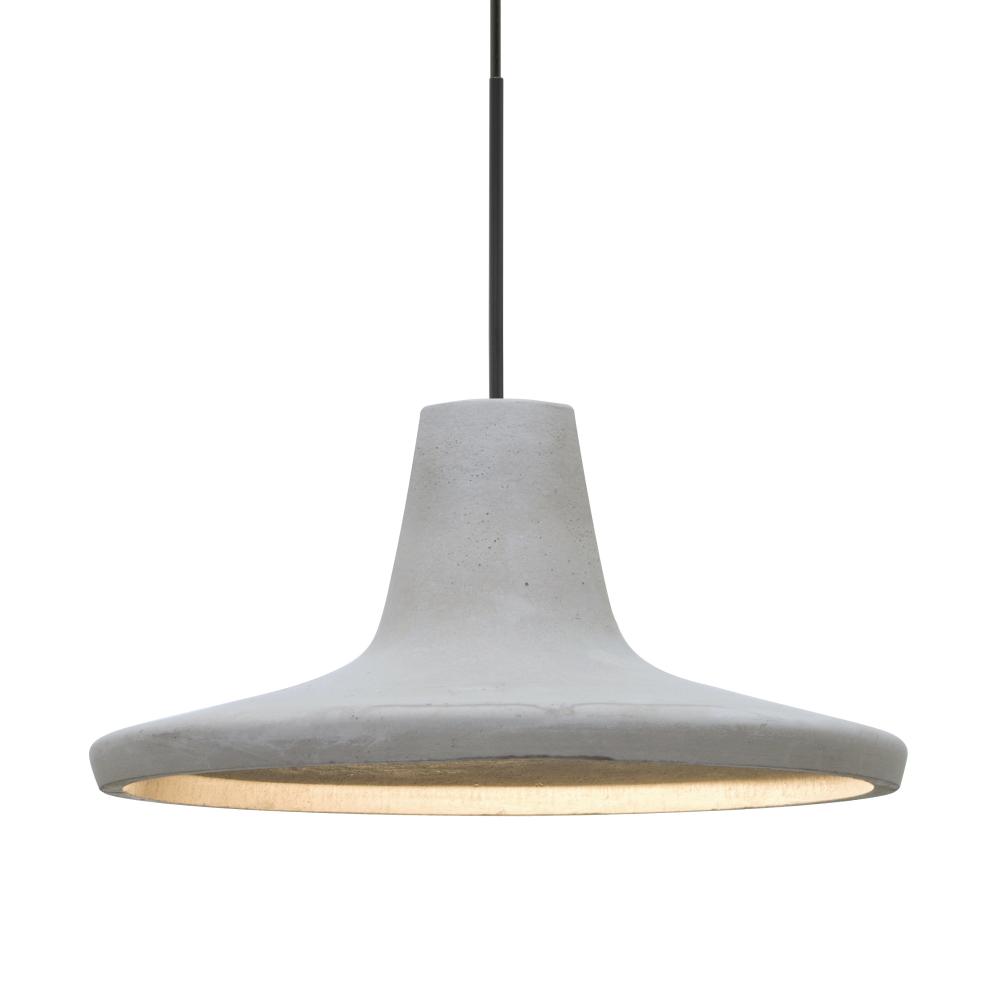 Besa Modus Pendant For Multiport Canopy, Natural, Black Finish, 1x9W LED