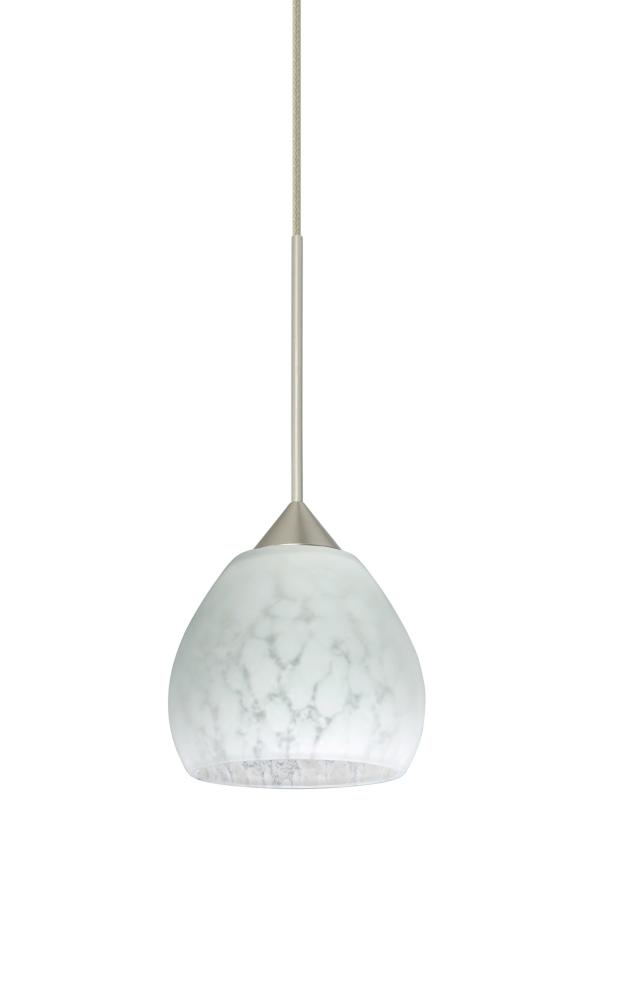 Besa Pendant Tay Tay Satin Nickel Carrera 1x50W Halogen