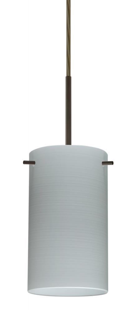 Besa Stilo 7 LED Pendant For Multiport Canopy Chalk Bronze 1x9W LED