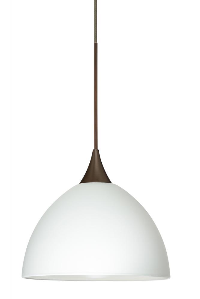 Besa Pendant For Multiport Canopy Brella Bronze White 1x5W LED