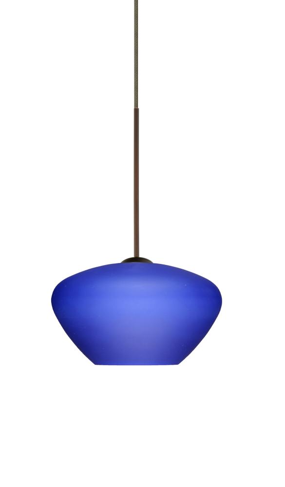 Besa Pendant For Multiport Canopy Peri Bronze Blue Matte 1x50W Halogen