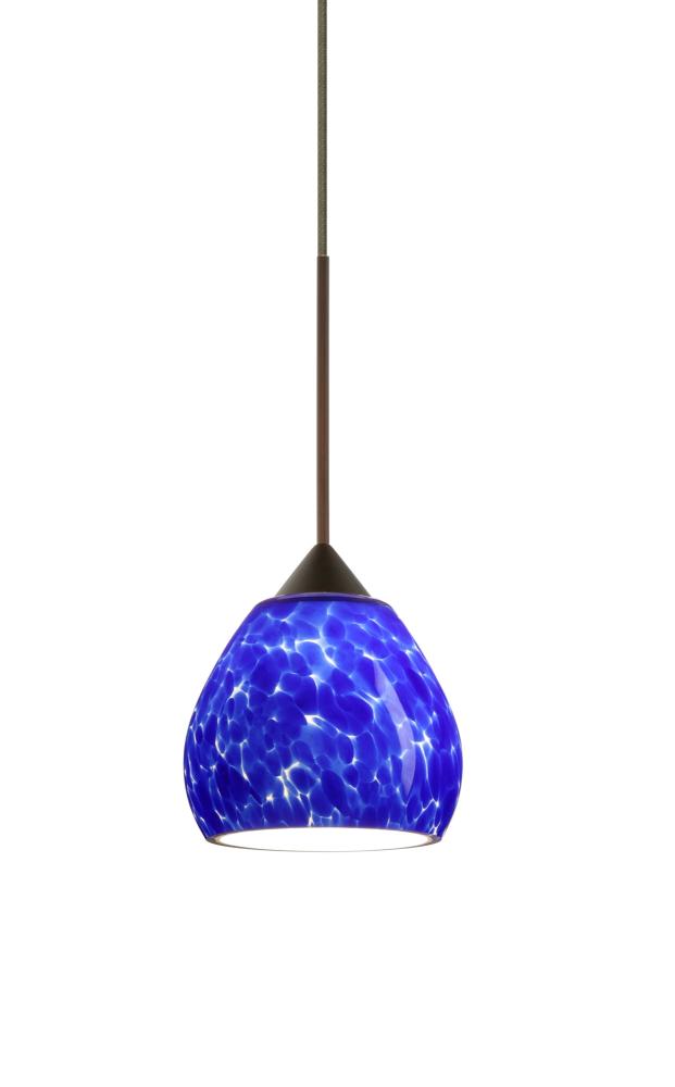 Besa Pendant Tay Tay Bronze Blue Cloud 1x50W Halogen