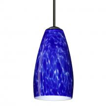 Besa Lighting 1BC-150986-LED-BK - Besa Chrissy Pendant Black Blue Cloud 1x9W LED