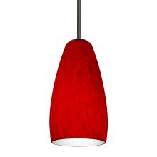 Besa Lighting 1BC-1509RC-LED-BK - Besa Chrissy Pendant Black Red Cloud 1x9W LED