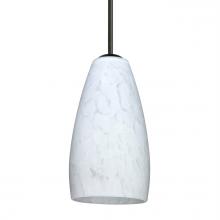 Besa Lighting 1BT-150919-LED-BK - Besa Chrissy Pendant Black Carrera 1x9W LED