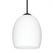 Besa Lighting 1JC-169707-LED-BK - Besa Lucia LED Pendant Opal Matte Black 1x9W LED