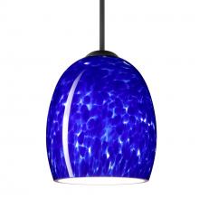 Besa Lighting 1JC-169786-LED-BK - Besa Lucia LED Pendant Blue Cloud Black 1x9W LED