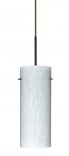 Besa Lighting 1JC-412319-BR-L - Besa Stilo 10 Pendant Bronze Carrera 1x100W Medium Base, 15Ft. Cord