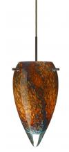 Besa Lighting 1JC-4125CE-LED-BR - Besa Juli LED Pendant Ceylon Bronze 1x9W LED