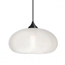 Besa Lighting 1JC-BANAFR-BK - Besa Pendant Bana Black Frost 1x60W MAX E26 Base