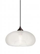 Besa Lighting 1JC-BANAFR-BR - Besa Pendant Bana Bronze Frost 1x60W Medium Base