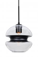 Besa Lighting 1JC-HULA8BK-BK - Besa Hula 8 Cord Pendant