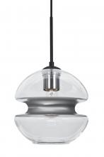 Besa Lighting 1JC-HULA8SL-BK - Besa Hula 8 Cord Pendant