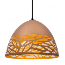 Besa Lighting 1JC-KIEVCP-BK - Besa Kiev Pendant, Copper, Black Finish, 1x60W MAX E26 Base