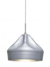 Besa Lighting 1JC-LOTUS-SN - Besa Lotus Pendant, Satin Nickel Finish, 1x60W Medium Base