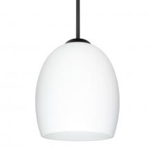 Besa Lighting 1JT-169707-LED-BK - Besa Lucia LED Pendant Opal Matte Black 1x9W LED