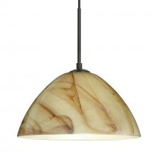 Besa Lighting 1JT-420183-LED-BK - Besa Tessa LED Pendant Mocha Black 1x9W LED