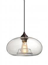 Besa Lighting 1JT-BANACL-EDIL-BR - Besa Pendant Bana Bronze Clear 1x4W LED Filament