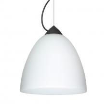 Besa Lighting 1KX-447007-BK - Besa Vila Cable Pendant Black Opal Matte 1x60W MAX E26 Base