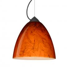 Besa Lighting 1KX-4470HB-BK - Besa Vila Cable Pendant Black Habanero 1x60W MAX E26 Base