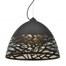 Besa Lighting 1KX-KIEVBK-BK - Besa Kiev Pendant, Black, Black Finish, 1x60W MAX E26 Base