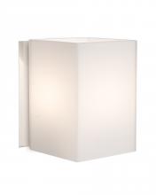 Besa Lighting 1SW-TITO07-CR - Besa, Tito Mini Sconce, Opal Matte, Chrome Finish, 1x40W Halogen