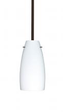 Besa Lighting 1TT-151207-BR - Besa Tao 10 Stem Pendant Bronze Opal Matte 1x100W Medium Base