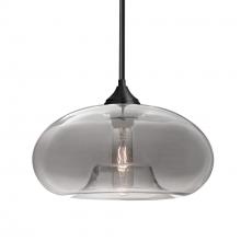 Besa Lighting 1TT-BANASM-BK - Besa Stem Pendant Bana Black Smoke 1x60W MAX E26 Base