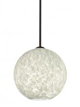 Besa Lighting 1TT-COCO1219-LED-BR - Besa Coco 12 Stem Pendant, Carrera, Bronze Finish, 1x9W LED