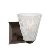 Besa Lighting 1WZ-NICO5GL-BR - Nico 5 Wall, Glitter Stone, Bronze Finish, 1x60W Medium Base