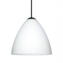 Besa Lighting 1XT-177907-BK - Besa Pendant Mia, Black Finish, Opal Matte 1x50W MAX GY6.35 Base