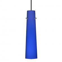 Besa Lighting 1XT-5674CM-BK - Besa Camino Pendant Black Cobalt Blue Matte 1x50W Halogen