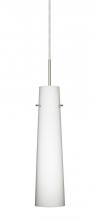 Besa Lighting 1BC-567407-LED-SN - Besa Camino Pendant Satin Nickel Opal Matte 1x5W LED
