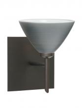 Besa Lighting 1SW-1743TN-LED-BR-SQ - Besa Wall With SQ Canopy Domi Bronze Titan 1x5W LED