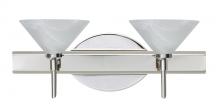 Besa Lighting 2SW-117652-LED-CR - Besa Wall Kona Chrome Marble 2x5W LED