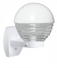 Besa Lighting 306153-WALL - Costaluz 3061 Series Wall White 1x75W A19