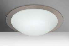 Besa Lighting 977002C - Besa Ceiling Ring 19 White/Transparent Smoke 3x60W Medium Base