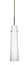 Besa Lighting B-567407-BR - Besa Camino Pendant For Multiport Canopy Bronze Opal Matte 1x40W Halogen