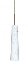 Besa Lighting B-567419-BR - Besa Camino Pendant For Multiport Canopy Bronze Carrera 1x40W Halogen