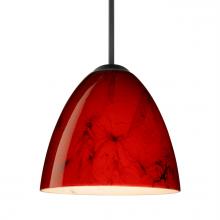 Besa Lighting J-4470MA-LED-BK - Besa Vila LED Pendant For Multiport Canopy Magma Black 1x9W LED