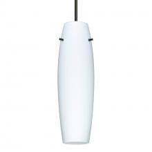 Besa Lighting J-489707-BK - Besa Pendant For Multiport Canopy Suzi 14, Black, Opal Matte 1x100W MAX E26 Base