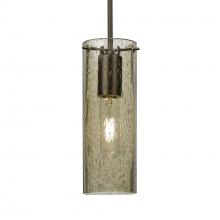 Besa Lighting J-JUNI10LT-BR-L - Besa, Juni 10 Pendant For Multiport Canopy, Latte Bubble, Bronze, 1x60W Medium Base,