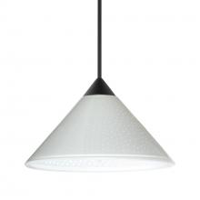 Besa Lighting RXP-282453-LED-BK - Besa Pendant Kona, Black Finish, White Starpoint 1x5W LED